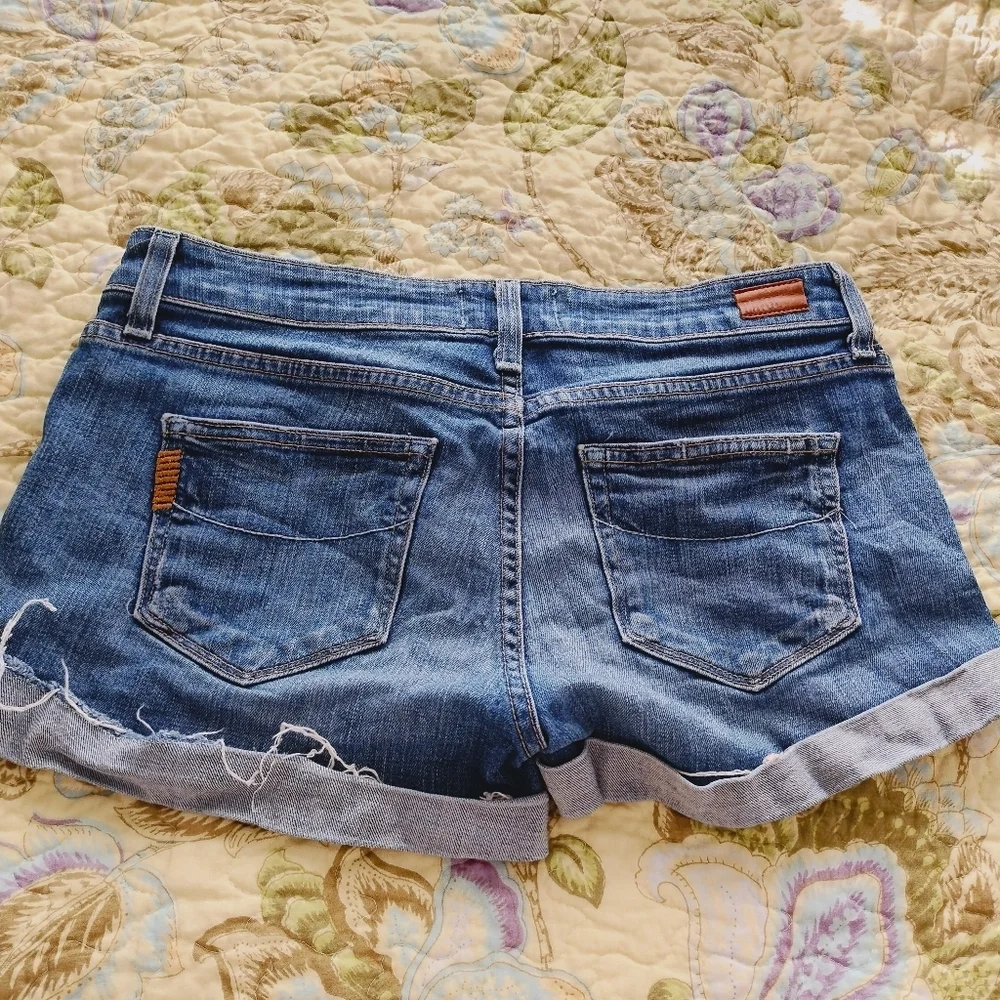 Paige Jimmy Jimmy Shorts Women's Blue Denim Shorts